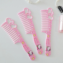 Cartoon Children Beauty Hair Large Size Comb Large Comb Large Size Roll Hair Special Comb Heat Resistant And Antistatic Pear Flower Head Big Tooth Comb