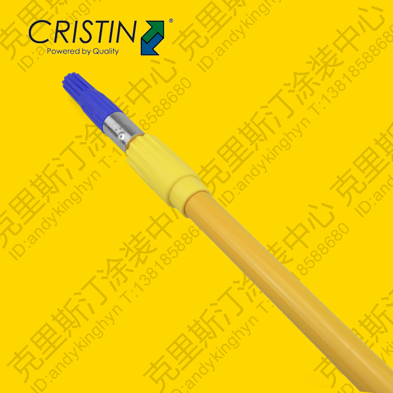 Thickened roller brush Telescopic rod Paint paint roller brush 2 meters extension rod brush Suspended ceiling Latex paint brush wall tool