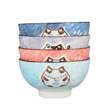 【雅诚德】可爱单个招财猫陶瓷碗盘