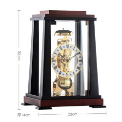 European-Style High-End Luxury Living Room Clock, Villa Mansion Decoration, Exquisite Living Room, No-Installation Clock, Fine Craftsmanship Clock