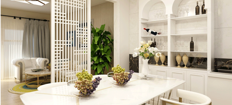 Hiện đại tối giản rỗng lưới gỗ lưới tản nhiệt phòng khách màn hình phân vùng lối vào phân vùng hiên - Màn hình / Cửa sổ giá vách ngăn gỗ phòng khách