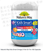 (Australia Direct Mail)NW KidsSmart Childrens Fish Oil Multi-flavor Trio 180 tablets Ollie with the same