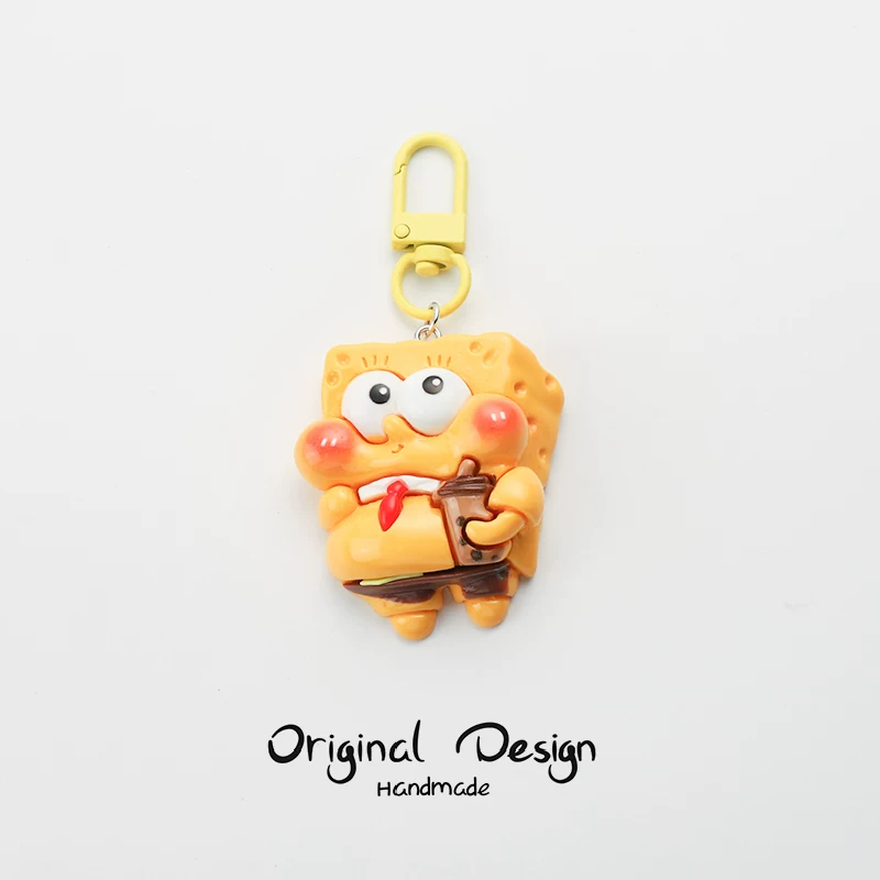 Губчатый детский мультфильм брелок, подвеска, аксессуар для сумки, подарок на день рождения, для любимого