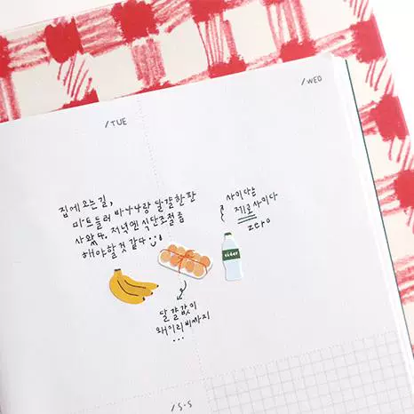 Корейская соня наклейки на рынок супермаркет универмаг, овощные закуски, фруктовые фрукты Справочник материал DIY наклейки