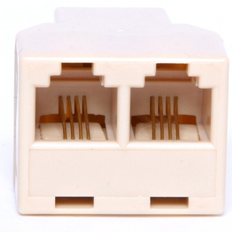 Shanze SZ-6002 telephone line one minute two transfer box extender 1 minute 2 one turn two straight connector
