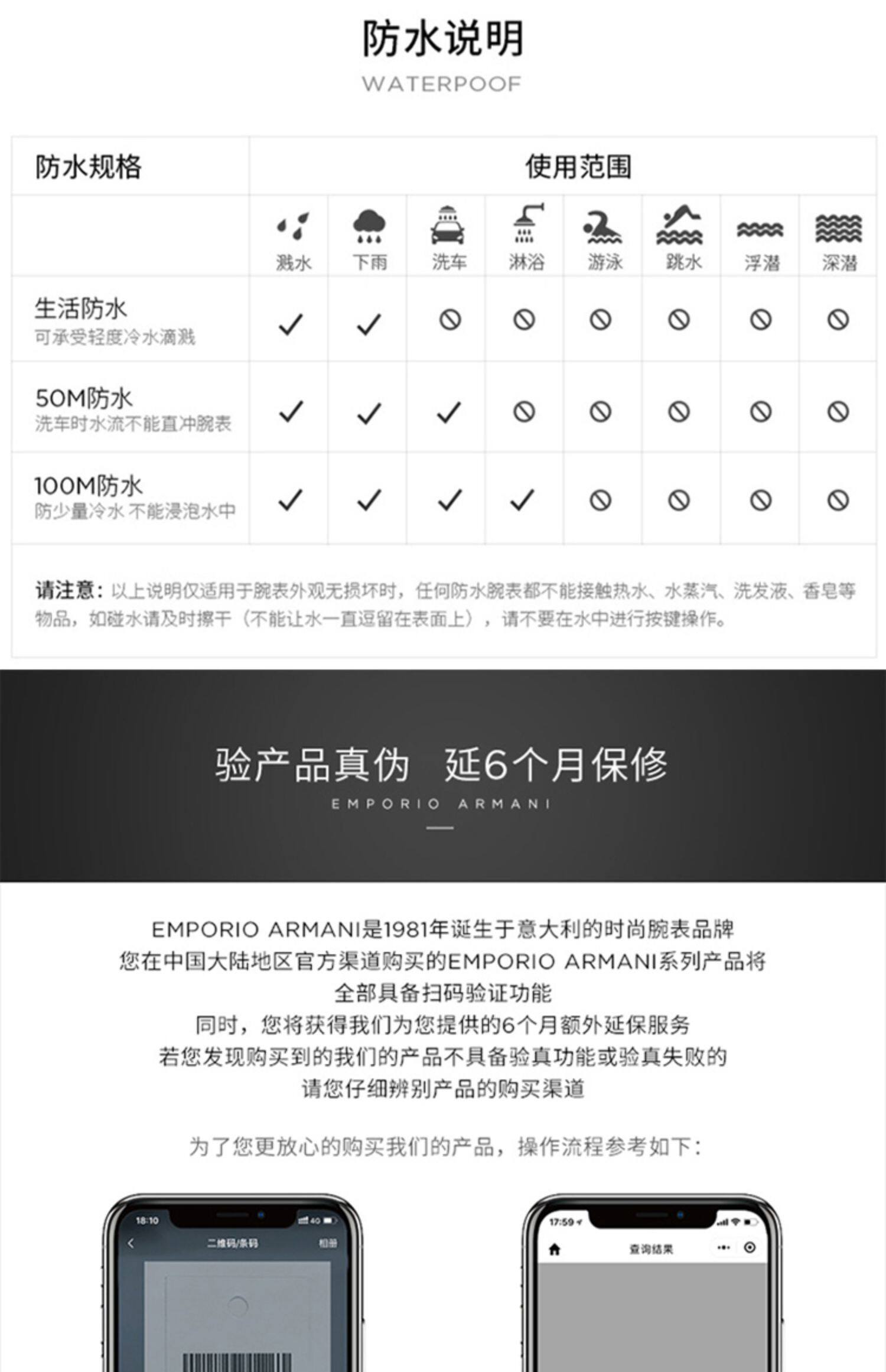 Часы Европа 【文淇同款】armani阿玛尼小方表手表女 气质满天星石英表ar11406