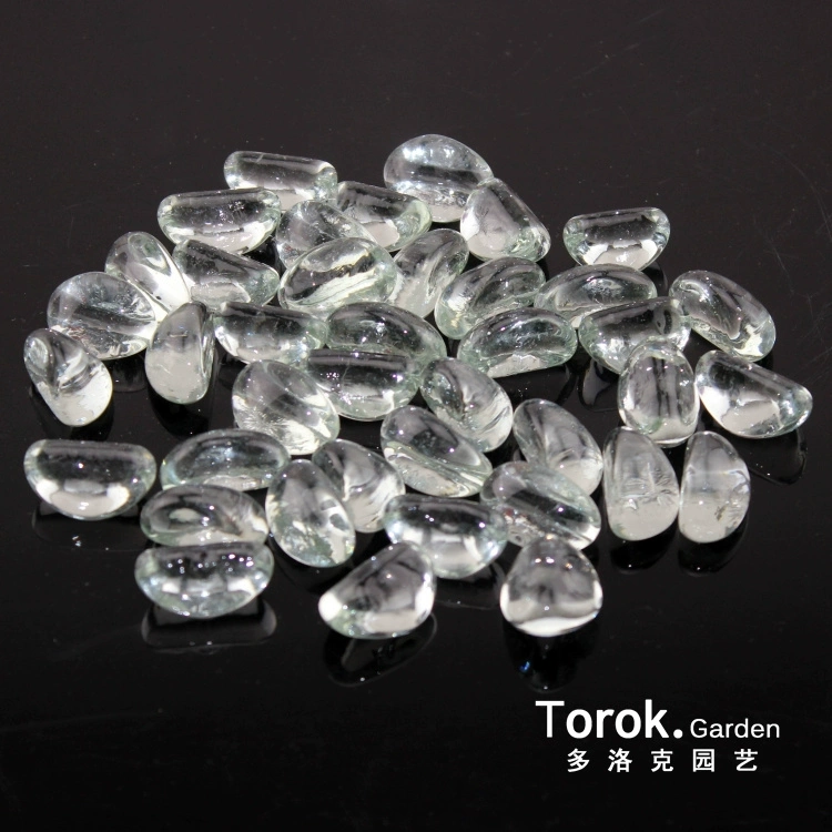 Cao độ cao ánh sáng nhân tạo sỏi trang trí làm vườn nguồn cung cấp nhiều màu đá thủy tinh lưu vực trang trí bể cá chuyên dụng vòi phun tưới rau cầm tay