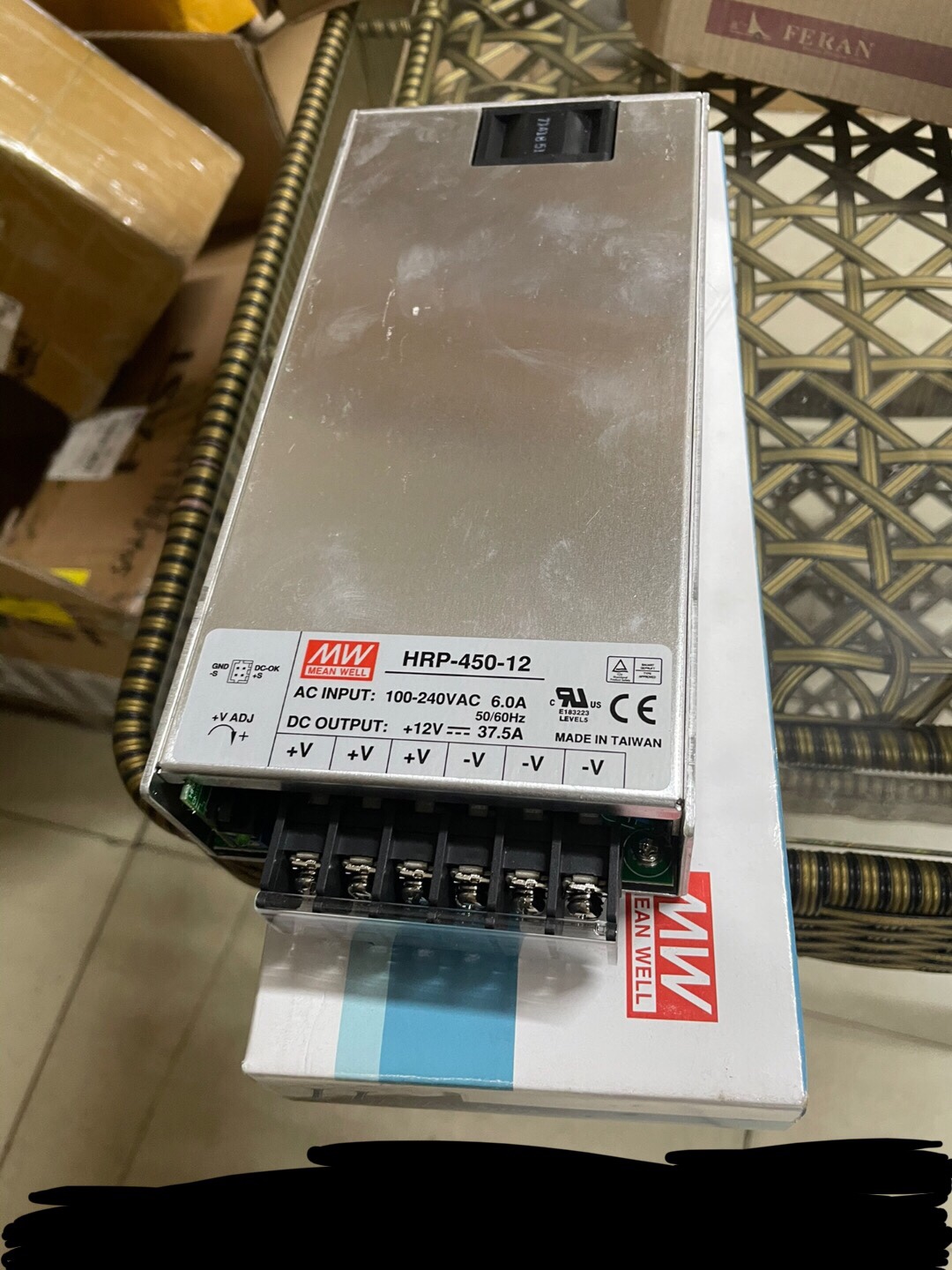 HRP-450-12 24 Taiwan Ming Wei 450W high performance switch power supply 12V with active PFC function 24V