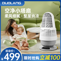 Multi-lang tower fan electric fan Home No leaf fan small floor fan negative ion purifying air circulation fan