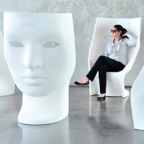 Shopping mall FRP leisure seat public rest area designer chair creative waiting face flowerpot bench combination