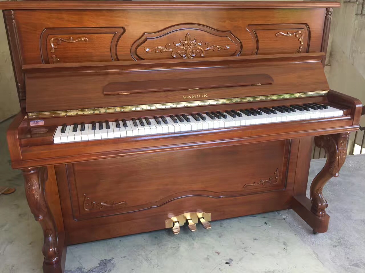Đàn piano nhập khẩu Thâm Quyến Sanyi SAMICK SU-600SD đàn piano thực hành cao cấp giá đàn piano điện