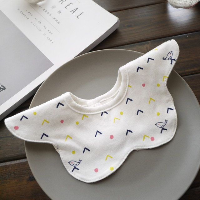 INS Summer Thin Cute Cartoon Baby Sweet Cotton Pure Thin Baby Girl Bib Bib Slobber Fake Collar