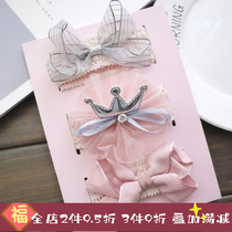 Baby girl hair band Korean baby hair accessories 0-6-12 months newborn headgear children Princess cute suit