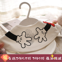 Two Japanese baby bibs 360-degree baby bib saliva towel fake collar cute puppy