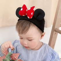 Newborn baby daily baby foam door headdress cartoon Mini stereo ears male and female hair hair decoration