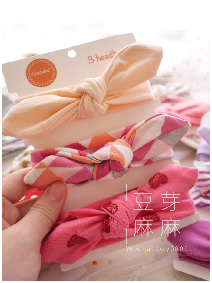 Nữ bé bướm thắt nút hoa sơ sinh bông phụ kiện tóc bé gái công chúa tóc 0-12 tháng tóc dây buộc tóc scrunchies