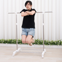  Youlite drying rack floor single pole folding indoor balcony drying rack simple mobile drying rack drying rack