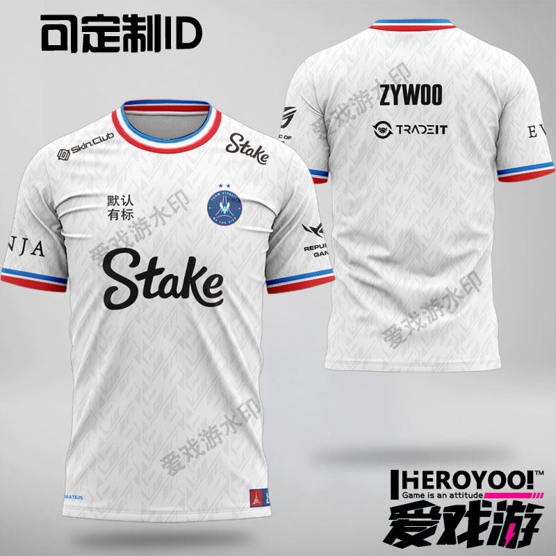 小蜜蜂电竞队服短袖 可定制ID青春流行 CSGO电竞比赛服速干设计