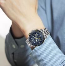 Blue Angel mens watch light kinetic energy multi-station radio wave watch small watch