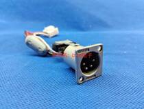 Suitable for unloader original Japanese ITT CANNON XLR 512 Four-core Kannon public socket with switch plated