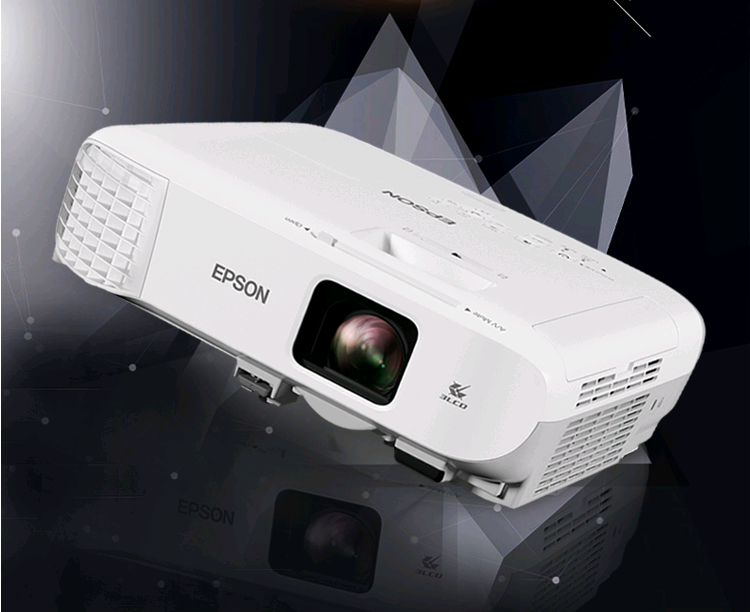 Máy chiếu Epson Epson CB-109W phòng hội nghị văn phòng thương mại 4000 lumens đôi giao diện HDMI màn hình rộng HD giáo dục đào tạo máy chiếu gia đình không dây - Máy chiếu