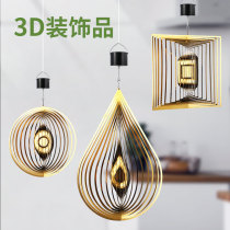 Golden round Contact modern Silver color Chinese Hanging Accessories Mall Hotel Lobby Shop Bedroom Decorations showroom Placement