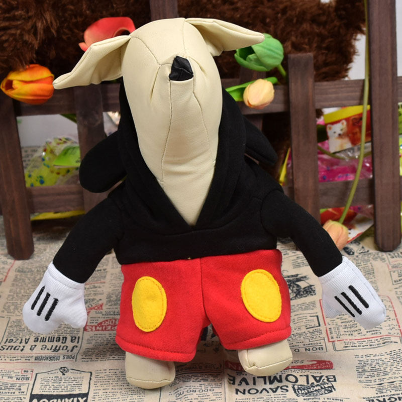 Pet dog three-dimensional clothes funny cartoon Mickey turned into clothes Teddy funny standing cat clothes