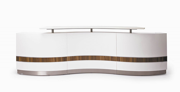 Front table Table modern minimalist company collection of silver counter marble baking varnish reception desk with table arched white foreground
