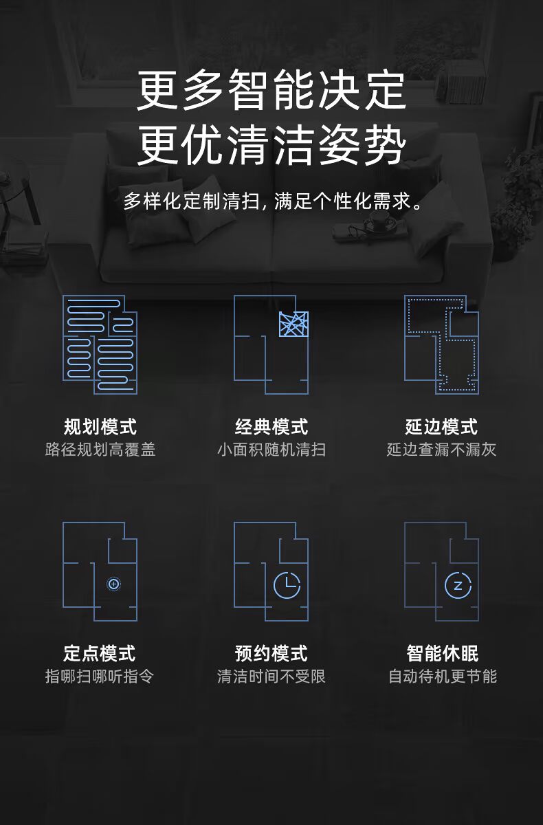 Robot quét Cobos máy hút bụi thông minh DG805 siêu mỏng tự động máy chà sàn - Robot hút bụi xiaomi hút bụi