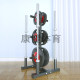 Barbell Plate Storage Rack, Home Barbell Bar Storage Rack, Olympic Bar Storage Rack, Olympic Plate Fitness Equipment Large Hole Display Rack