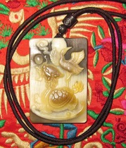 Donkey hoof carving card hanging evil spirits protection