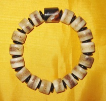 Tibetan yak bone old spirit bone hand string agate Daniel beads with high density