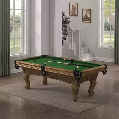 Billiard table billiards table home billiards solid wood carving antique table case Villa American billiards WP7006