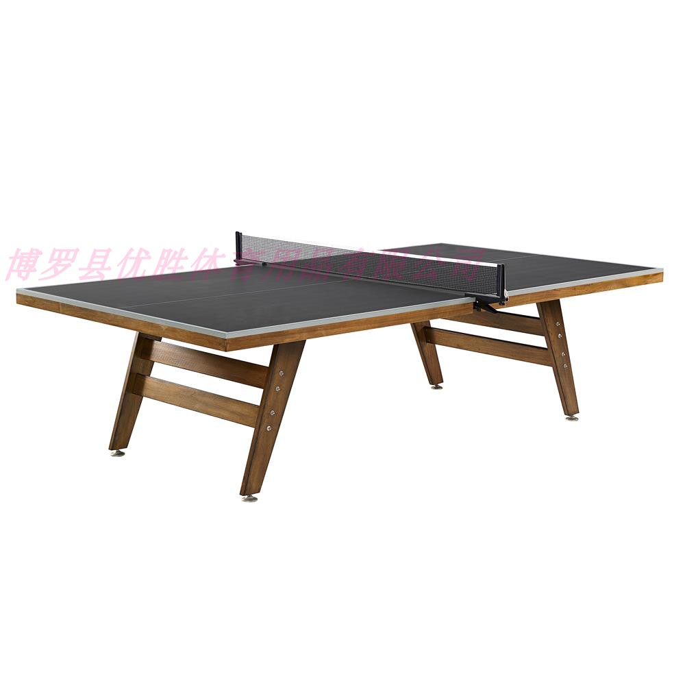 Table tennis table standard luxury type solid wood superior villa clubhouse uses antique style to send a full set of table tennis rackets and balls