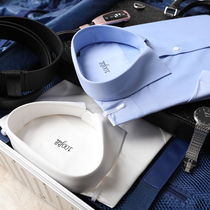 (Cordebao) Sticky Lining Cabinet 3300 Mens Fashion Business Body Stretch Casual Short Sleeve Shirt 5740