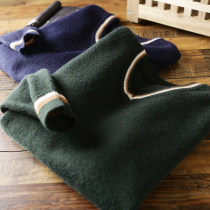 Korean light luxury limited cashmere soft waxy ~ autumn and winter mens wild v collar color knit sweater 4183