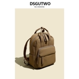 DSGUTWO Кожаная вместительная и большая сумка через плечо, школьный рюкзак, ноутбук, воловья кожа