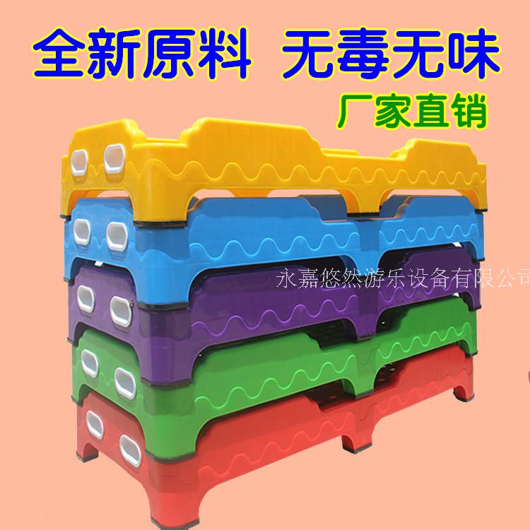 Special price Kindergarten special plastic bed Kindergarten nap bed Children's full plastic bed Children's small bed wholesale