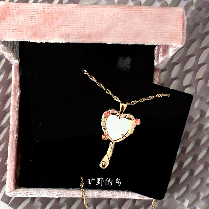 Vögel 「Barbie-Style Mirror Necklace!」 Barbie Peripheral Magic Mirror 2Yk Accessories Girl Children's Gift Vögel 「Barbie-Style Mirror Necklace!」 Barbie Peripheral Magic Mirror 2Yk Accessories Girl Children's Gift