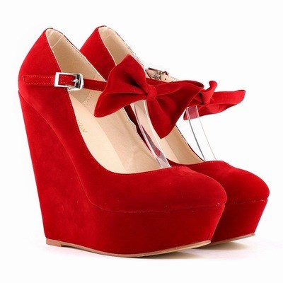 women Summer Wedge Heels Platform Shoes Sandal Shoes 42