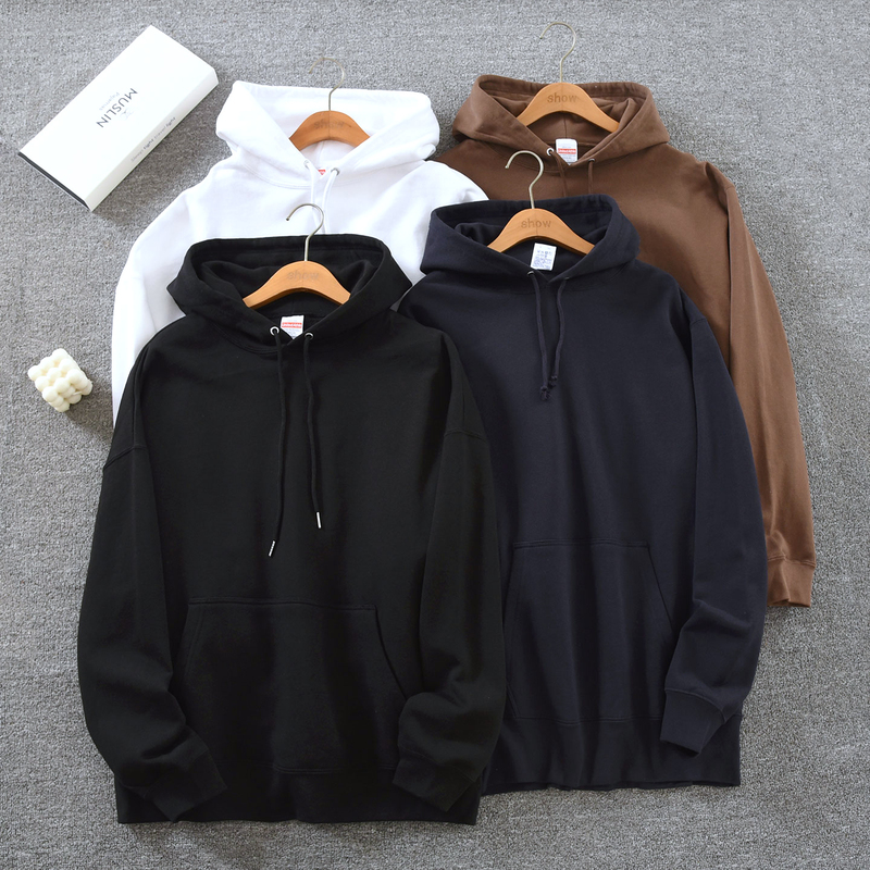United Athle Japanese-Style Export Hooded Sweatshirt for Men, Spring Versatile Heavyweight Terry T-Shirt, Couple Hoodie