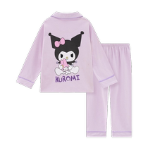 2023 New Girl Sleepwear Children Spring Autumn Season Long Sleeves Pure Cotton Girl Princess Windy Boy Coulomites Residence Clothes