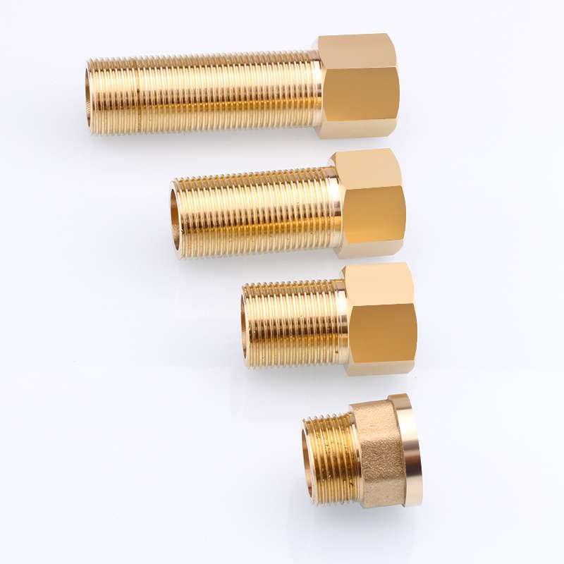 6-point internal and external wire extension joint all copper internal tooth to external tooth extension direct mechanical gas liquid pipe fittings - Taobao