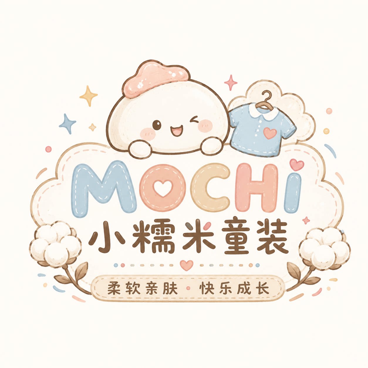 MOCHI小糯米童装的LOGO