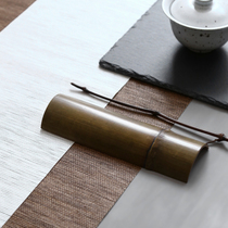 Sixa Hall Japanese vintage bamboo tea pin Sixuan parts kung fu tea accessories