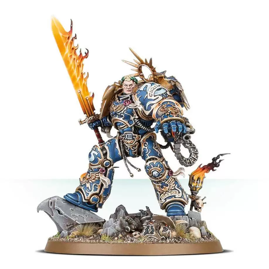 Неокрашиваемые белые формы деталей для Гиллиманов из Warhammer 40K Extreme Primarch, смола белая
