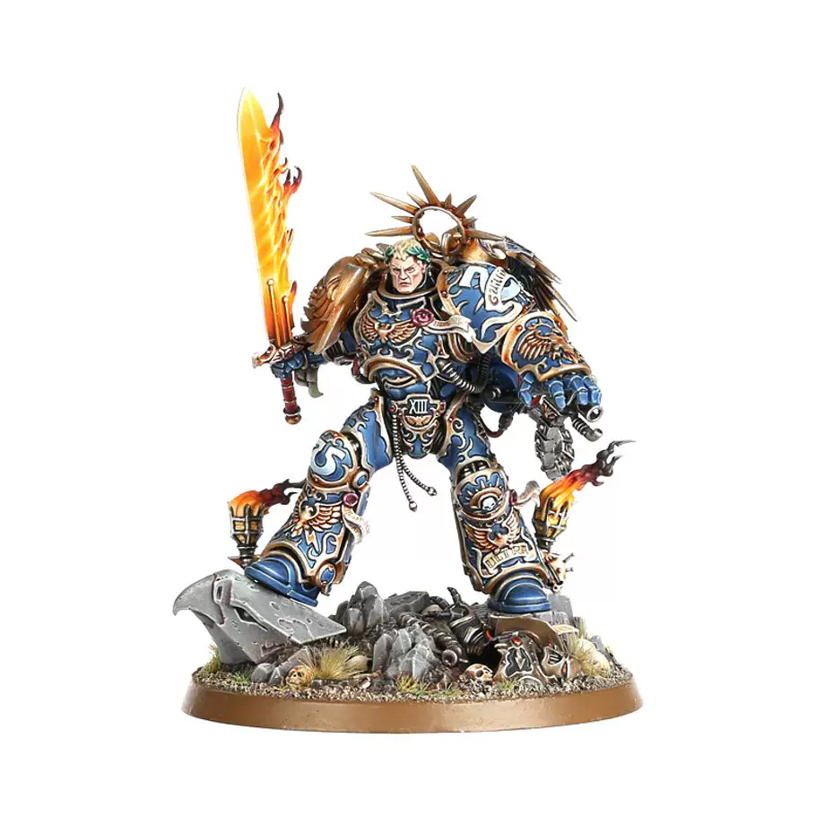 Неокрашиваемые белые формы деталей для Гиллиманов из Warhammer 40K Extreme Primarch, смола белая