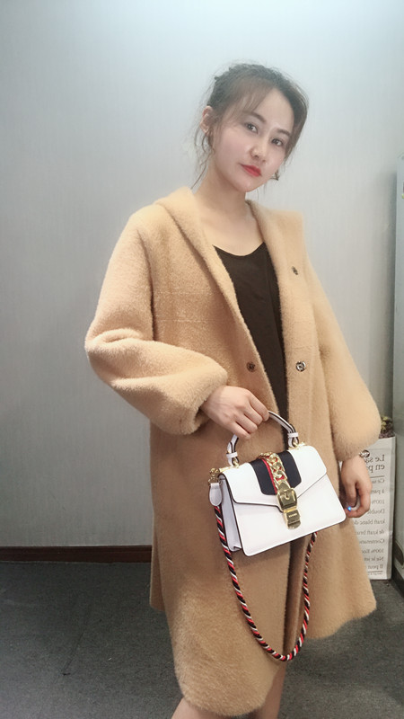 OXD phụ nữ gốc áo khoác áo khoác nữ dài phần 2017 new casual hem chia ngã ba áo len cardigan áo khoác dạ nữ hàn quốc