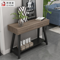 Adeya modern simple porch table against the wall side of the porch table for the table to the entrance cabinet shelf Wall edge case