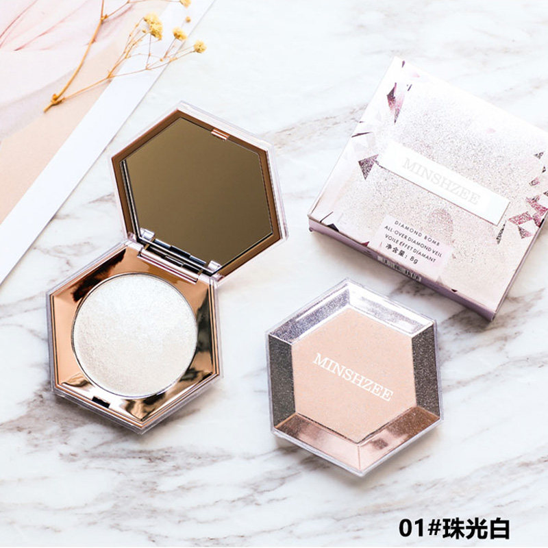 Fairy high-light repair plate pearl flash face brightening nose shadow potato mud one-body plate Li Jiaqi recommended